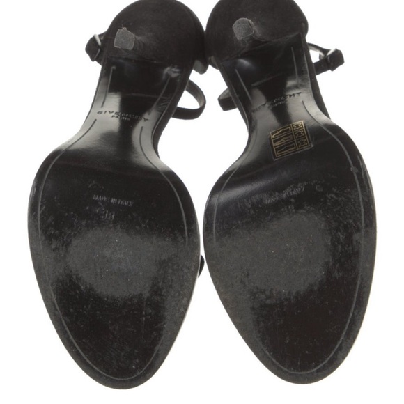 Givenchy black scrappy sandal heels size 38 - Picture 5 of 11